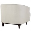 Maklaine Modern Upholstered Polyester Fabric Armchair in Beige