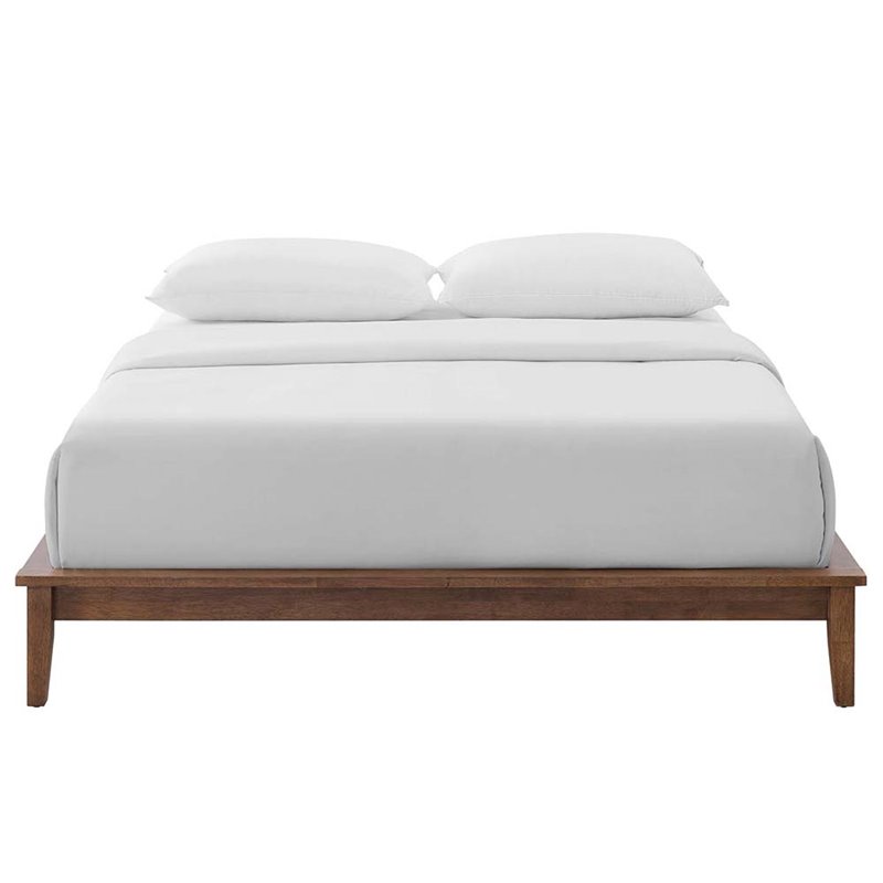 Maklaine Modern / Contemporary Full Mates Platform Bed in Cappuccino