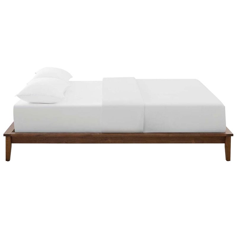 Maklaine Modern / Contemporary Full Mates Platform Bed in Cappuccino