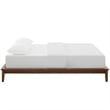 Maklaine Modern / Contemporary Full Mates Platform Bed in Walnut