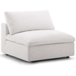 Maklaine Down Filled Overstuffed 3-Piece Armless Sectional Sofa