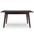 Maklaine 5 Piece Upholstered Velvet Dining Set in Cappuccino Navy