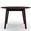 Maklaine 5 Piece Upholstered Velvet Dining Set in Cappuccino Navy
