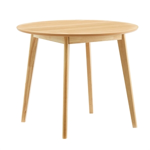Maklaine Modern / Contemporary 35&quot Round Dining Table in Oak