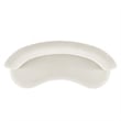 Maklaine Modern Boucle Fabric Upholstered Sofa in Ivory/Gold