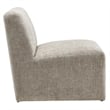 Maklaine Contemporary Dense Foam Padding Accent Chair in Khaki