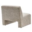 Maklaine Contemporary Dense Foam Padding Accent Chair in Khaki