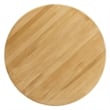 Maklaine Modern / Contemporary Solid Mango Wood Dining Table in Oak