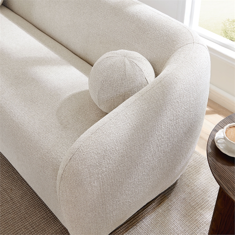 Maklaine Contemporary Upholstered 85