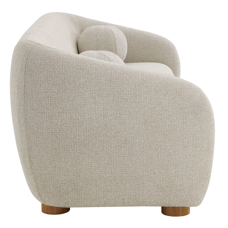 Maklaine Contemporary Upholstered 85