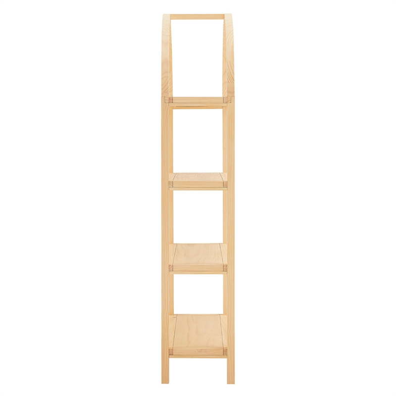 Maklaine Contemporary Pine Wood Frame 72