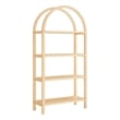 Maklaine Contemporary Pine Wood Frame 72