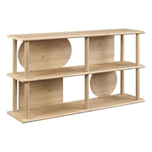 Maklaine Modern / Contemporary 55&quot Console Table in Light Oak