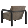 Maklaine Contemporary Dense Foam Padding Boucle Accent Chair in Earth Black