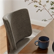 Maklaine Armless Upholstered Dining Chairs Set Of 2 in Taupe