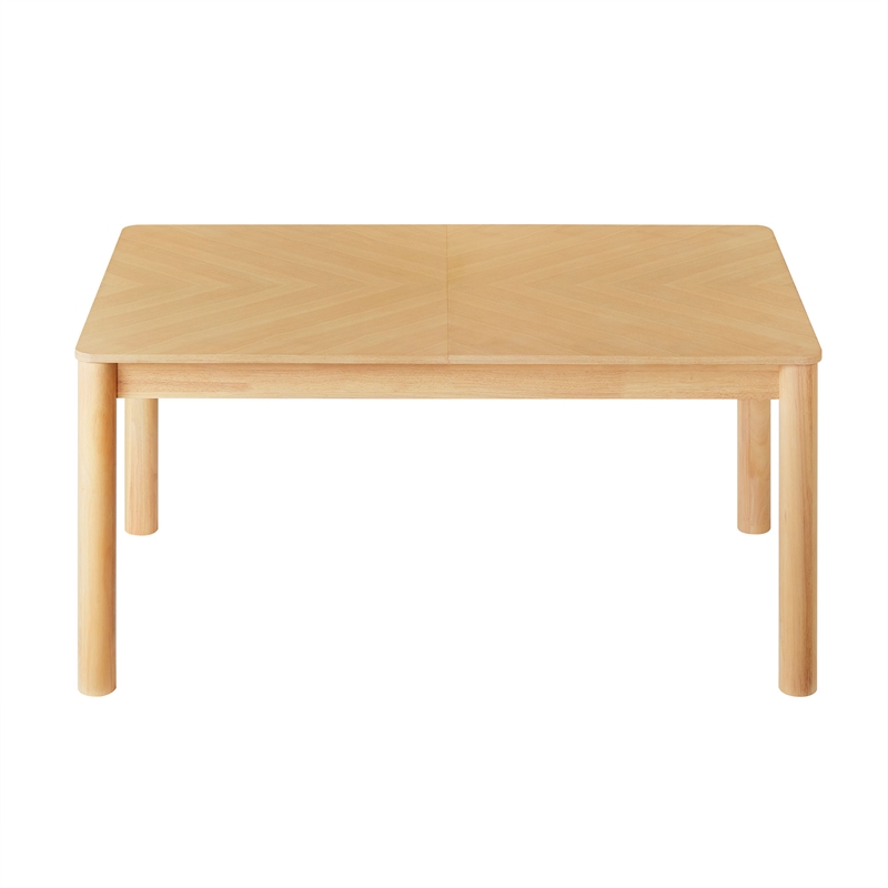 Maklaine Modern / Contemporary Extendable Dining Table in Oak