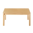 Maklaine Modern / Contemporary Extendable Dining Table in Oak