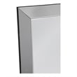 Maklaine Traditional Rectangular Smoked Glass Frame Wall Mirror