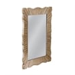 Maklaine Decorative Wall Mirror With Silver And Gold Accents Frame