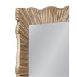 Maklaine Decorative Wall Mirror With Silver And Gold Accents Frame