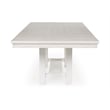 Maklaine Set of 8 Dining Extension Table & Server & Upholstered Chairs
