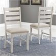 Maklaine Set of 8 Dining Extension Table & Server & Upholstered Chairs