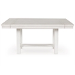 Maklaine Set of 6 Dining Extension Table & Server & Upholstered Chairs