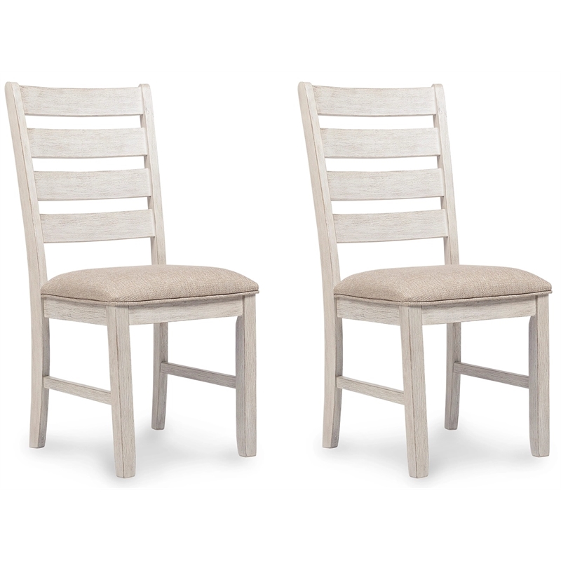 Maklaine Set of 7 Dining Butterfly Extension Table & Upholstered Chairs