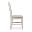 Maklaine Set of 5 Dining Butterfly Extension Table & Upholstered Chairs