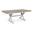 Maklaine Set of 5 Dining Butterfly Extension Table & Upholstered Chairs
