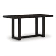 Maklaine Set of 5 Counter Height Dining Table & Fabric Upholstered Chairs