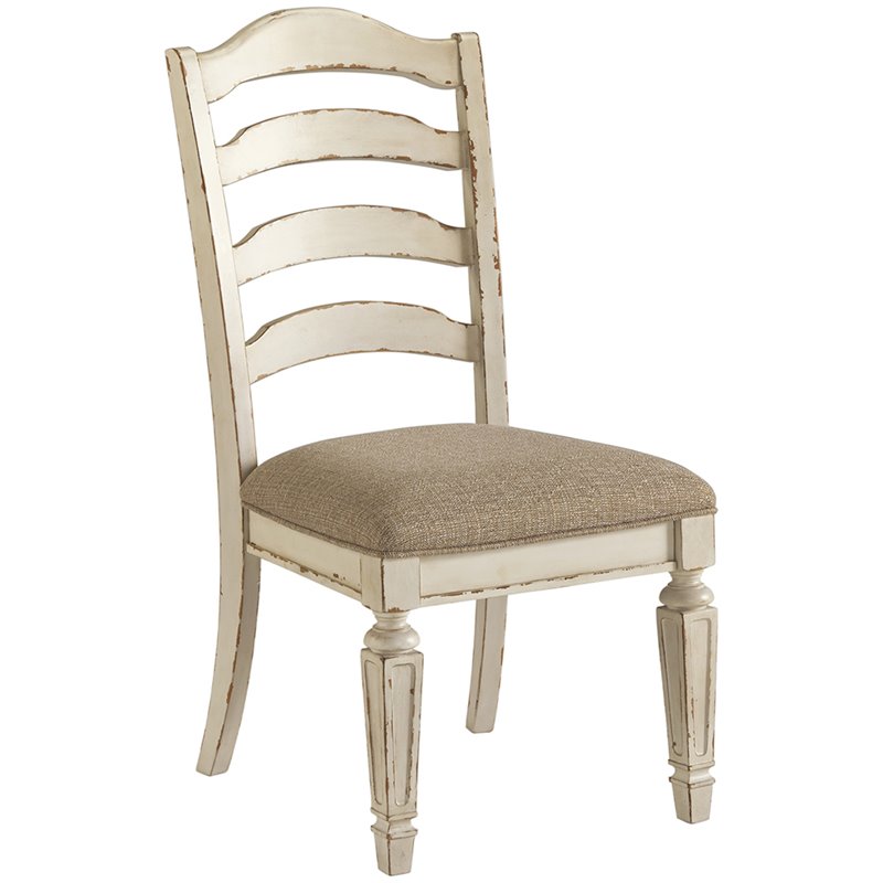 Maklaine Set of 7 Counter Height Dining Table & Ladderback Side Chairs