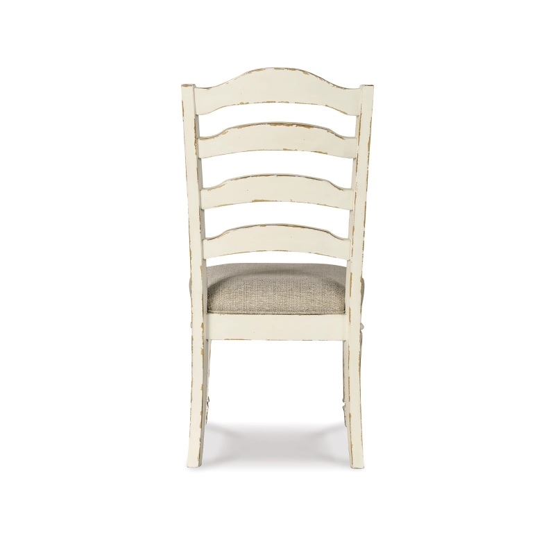 Maklaine Set of 7 Counter Height Dining Table & Ladderback Side Chairs