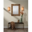 Maklaine Raffia Wicker/Rattan 1-Light Wall Sconce in Natural