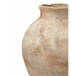 Maklaine Handmade Antique Ceramic Decorative Vase in Hazelnut Brown