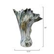 Maklaine Handmade Ceramic Ocean-Inspired Vase With Reactive Glaze in Blue