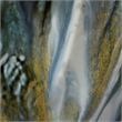 Maklaine Handmade Ceramic Ocean-Inspired Vase With Reactive Glaze in Blue