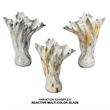 Maklaine Handmade Ceramic Ocean-Inspired Vase With Reactive Glaze in Blue