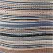 Maklaine Handmade Porcelain Vase With Painted Desert Stripes in Blue