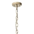 Maklaine Hand-Carved Mango Wood Beaded Pendant Light in Multi-Color