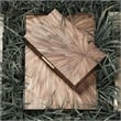 Maklaine Contemporary Straw Marquetry Decorative Storage Box in Brown
