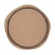 Maklaine Handcrafted Wood and Rattan Coastal Wall Mirror in Beige/Cream
