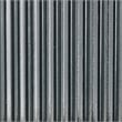 Maklaine Hand-Forged 6-Door Iron and Reeded Glass Console in Black