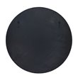 Maklaine Imperfect-Shape Round Mango Wood Wall Mirror in Natural