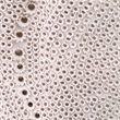 Maklaine Perforated Porcelain Decorative Moon Vase in White Matte