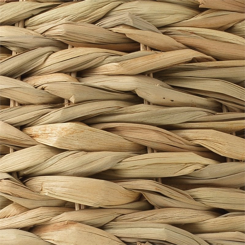 Maklaine Contemporary Braided Seagrass Coastal Pendant Light in Natural