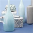 Maklaine Arabic Indigo Pattern Ceramic Canisters in Blue/White Set of 2