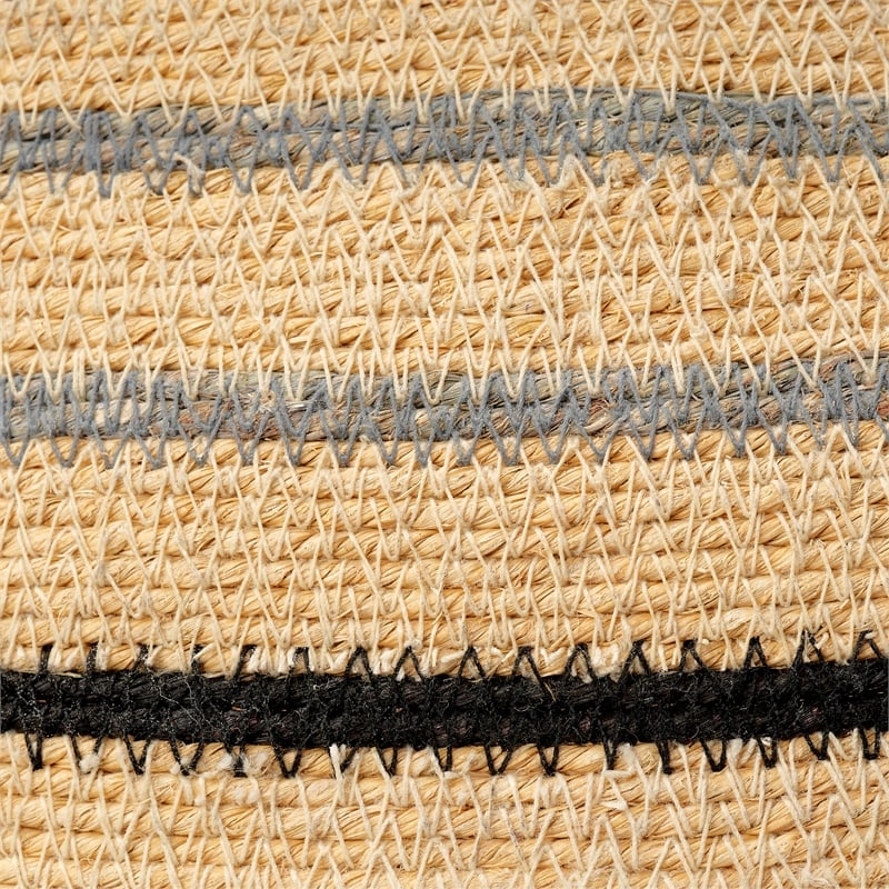 Maklaine Handwoven Natural Seagrass Jute Decorative Basket in Natural