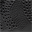Maklaine Perforated Porcelain Decorative Vase in Matte Black Ceramic