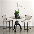 Maklaine Perforated Porcelain Decorative Vase in Matte Black Ceramic